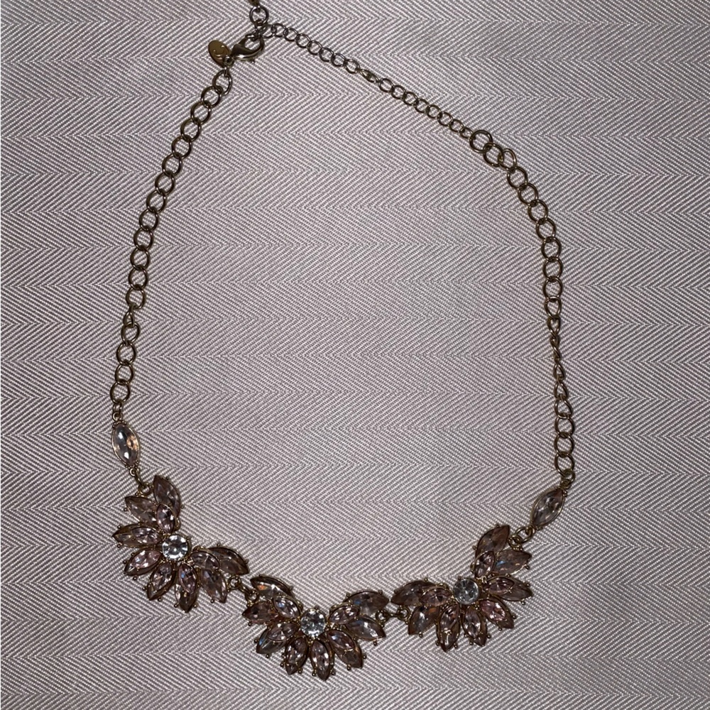 statement crystal necklace - Picture 3 of 4
